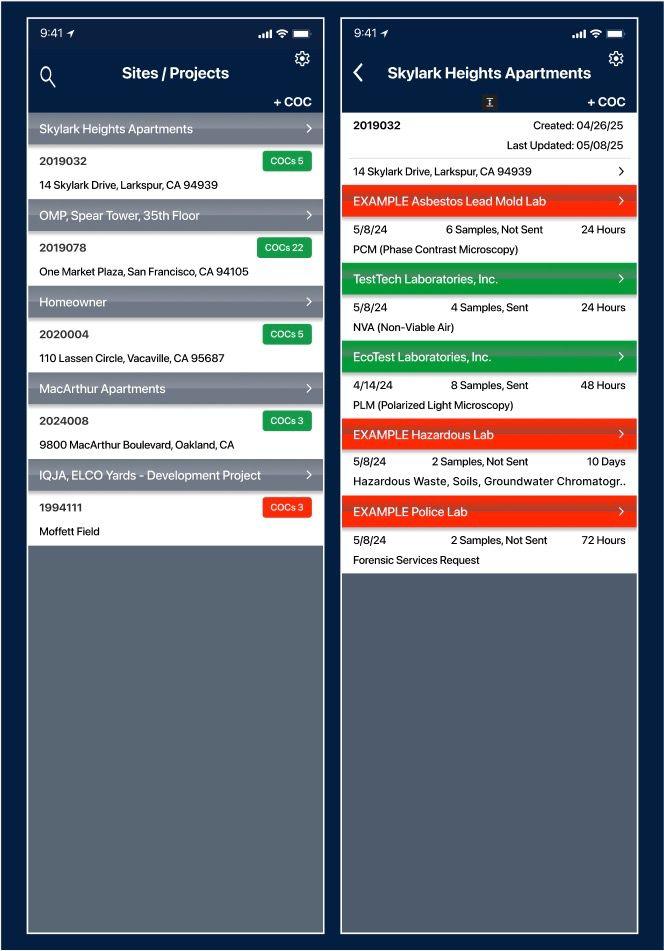 Interactive COC iPad / tablet app screenshot 2